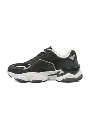 A10212428612010 Erkek Çocuk Siyah Sneaker - 3