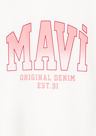 M7610386-70057 Kız Çocuk Beyaz Baskılı T-shirt - 3