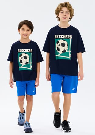 Sk2610079-3601 Erkek Çocuk Çok Renkli Oversize T-shirt - 1