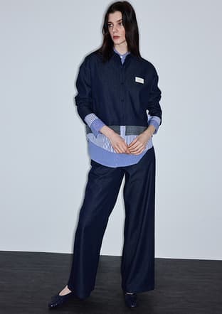 Is1260003100 Kadın Lacivert Pantolon - 2