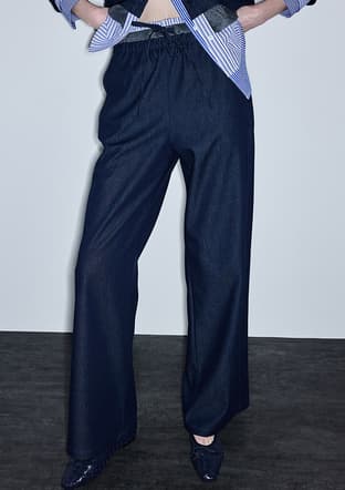 Is1260003100 Kadın Lacivert Pantolon - 3