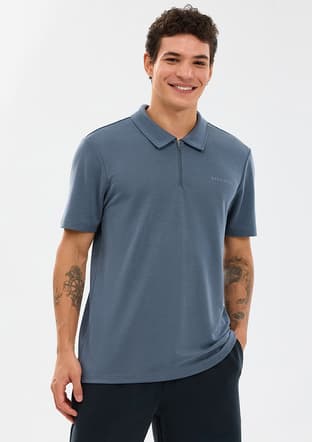 S2610080-4222 Erkek Yeşil Polo Yaka T-shirt - 1
