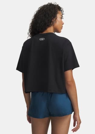 6011064-001 Kadın Siyah Bisiklet Yaka T-shirt - 2