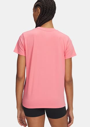 1383648-601 Kadın Pembe Bisiklet Yaka T-shirt - 2
