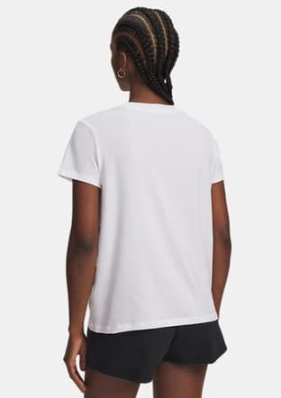 1383648-100 Kadın Beyaz Bisiklet Yaka T-shirt - 2