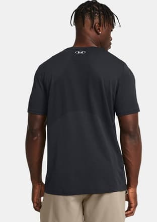 1382801-001 Erkek Siyah Bisiklet Yaka T-shirt - 2