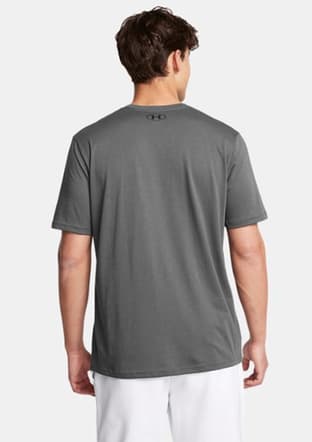 1326799-025 Erkek Gri Bisiklet Yaka T-shirt - 2