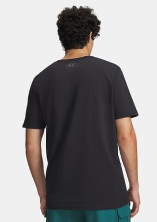 1326799-001 Erkek Siyah Bisiklet Yaka T-shirt - 2