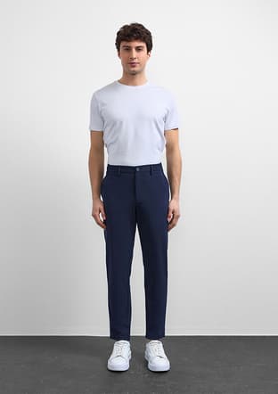 B35W30010 Erkek Lacivert Pantolon - 1