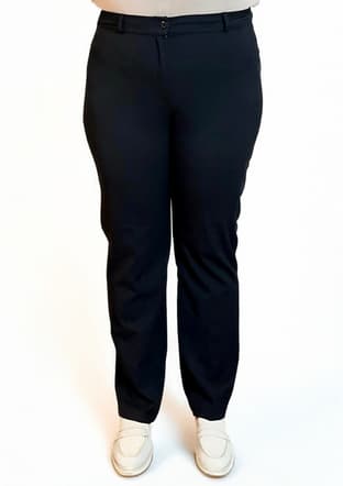 1845 Kadın Siyah Pantolon - 1