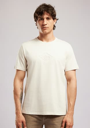 262 Lcm 242007 Erkek Bej O Yaka T-shirt - 1