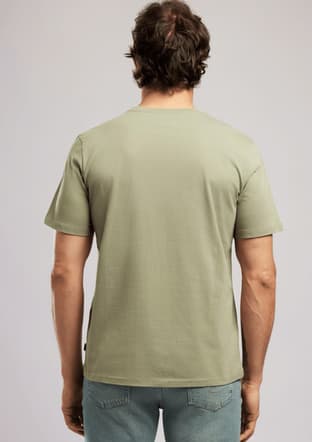 262 Lcm 242002 Erkek Yeşil V Yaka T-shirt - 2