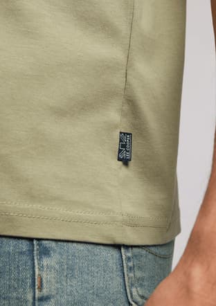 262 Lcm 242002 Erkek Yeşil V Yaka T-shirt - 3
