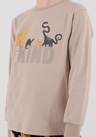 Rp3660-2 Erkek Çocuk Bej Pijama - 3
