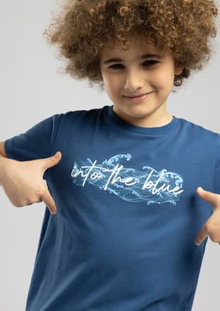 262 Lcb 242011 Erkek Çocuk Lacivert O Yaka T-shirt - 3