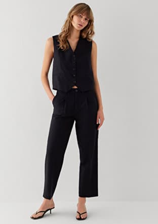 M1011197-900 Kadın Siyah Pantolon - 1