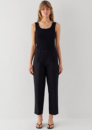 M1011197-900 Kadın Siyah Pantolon - 2