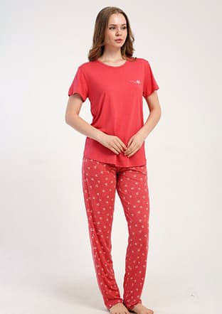 5122131438 Kadın Pembe Pijama - 1