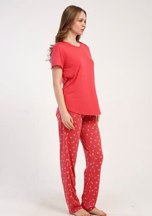 5122131438 Kadın Pembe Pijama - 3