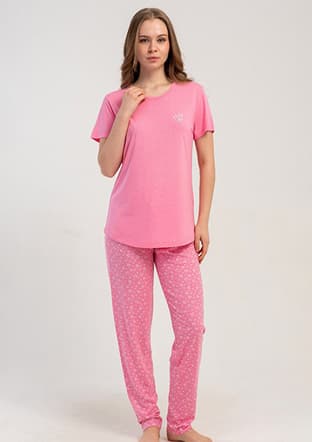 5121852752 Kadın Pembe Pijama - 1
