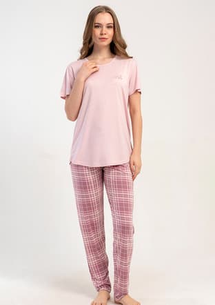 5121971276 Kadın Pembe Pijama - 1