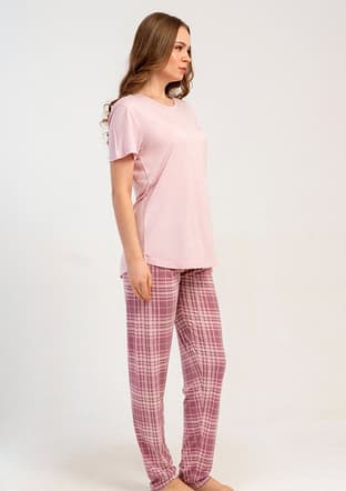 5121971276 Kadın Pembe Pijama - 3