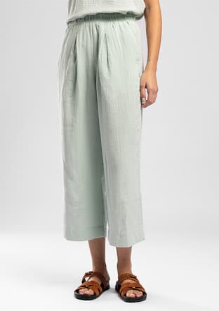 262 Lcf 221009 Kadın Yeşil Pantolon - 2