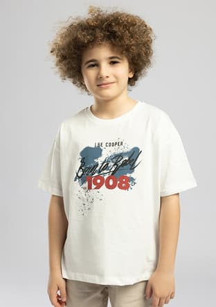 262 Lcb 242012 Erkek Çocuk Beyaz O Yaka T-shirt - 2