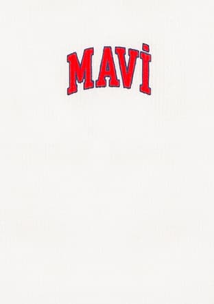 M7610336-20814 Kız Çocuk Beyaz Baskılı T-shirt - 3