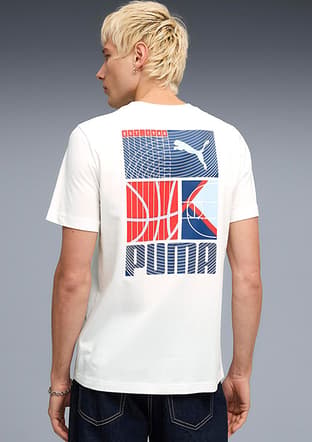 69178002 Erkek Beyaz Baskılı T-shirt - 2