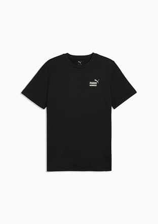 69178001 Erkek Siyah Baskılı T-shirt - 4