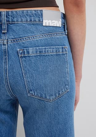 M1018584-A1600 Kadın Çok Renkli Jean Pantolon - 4