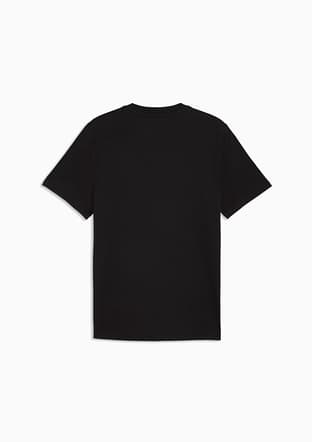 63489701 Erkek Siyah Baskılı T-shirt - 4