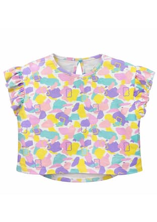 HARİBO - S26G1TTT201 Kız Çocuk Pembe T-Shirt & Tayt Takımı - 4