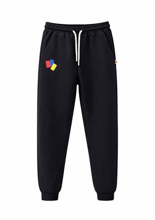 HARİBO - S26G1SP201 Unisex Çocuk Siyah Eşofman Altı - 2