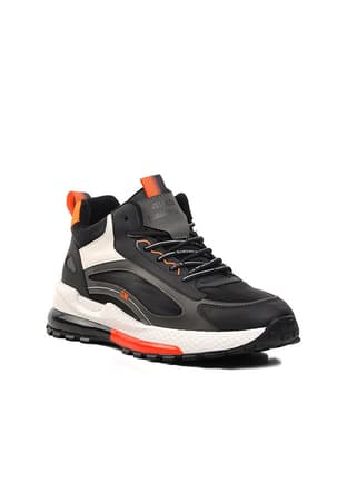 23K523-2 Sy Erkek Siyah Sneaker - 3