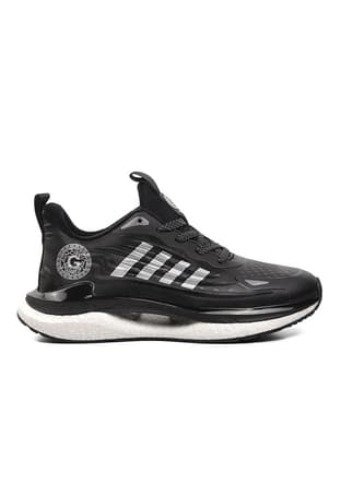 23K522-3 Sy Erkek Siyah Sneaker - 2
