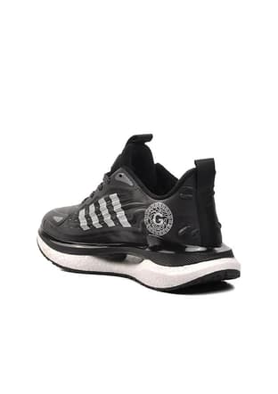 23K522-3 Sy Erkek Siyah Sneaker - 4