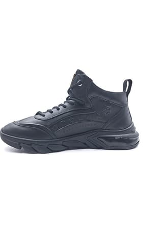 23K513 Sy Erkek Siyah Sneaker - 2