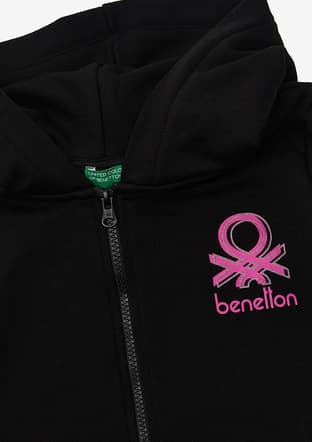 72386 Kız Çocuk Siyah Sweatshirt - 3