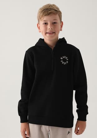 321U5Uw Erkek Çocuk Siyah Sweatshirt - 2