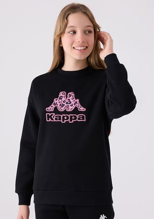 321Z38W Kız Çocuk Siyah Sweatshirt - 2