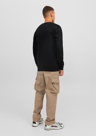 12240211 Erkek Siyah Sweatshirt - 3