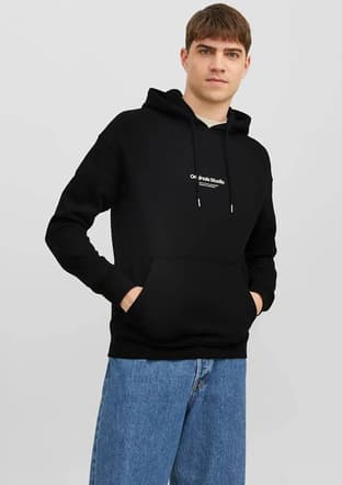 12241687 Erkek Siyah Sweatshirt - 1