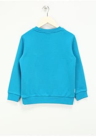 Hrbtxt308 Unisex Çocuk Mavi Sweatshirt - 3