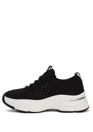 24Y309-3 Sy Kadın Siyah Sneaker - 3