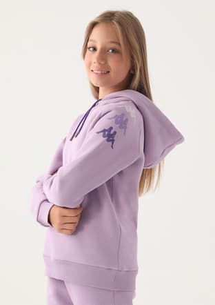 351P7Yw Kız Çocuk Mor Sweatshirt - 2