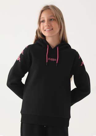 351P7Yw Kız Çocuk Siyah Sweatshirt - 1