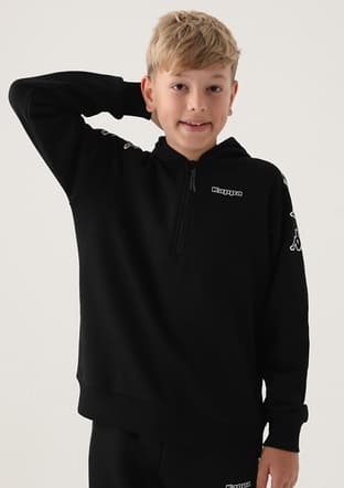 331R6Jw Erkek Çocuk Siyah Sweatshirt - 1