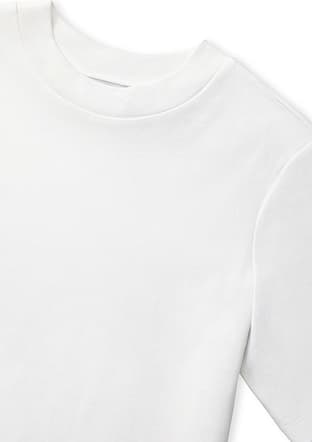  - IS1260070101 Kadın Ekru Bisiklet Yaka T-Shirt - 6